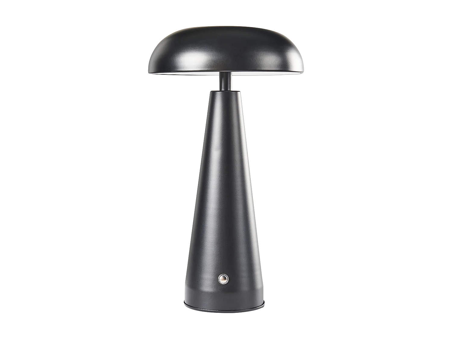 Lampe de table LED sans fil BOCONO Avec variateur Métal Noir