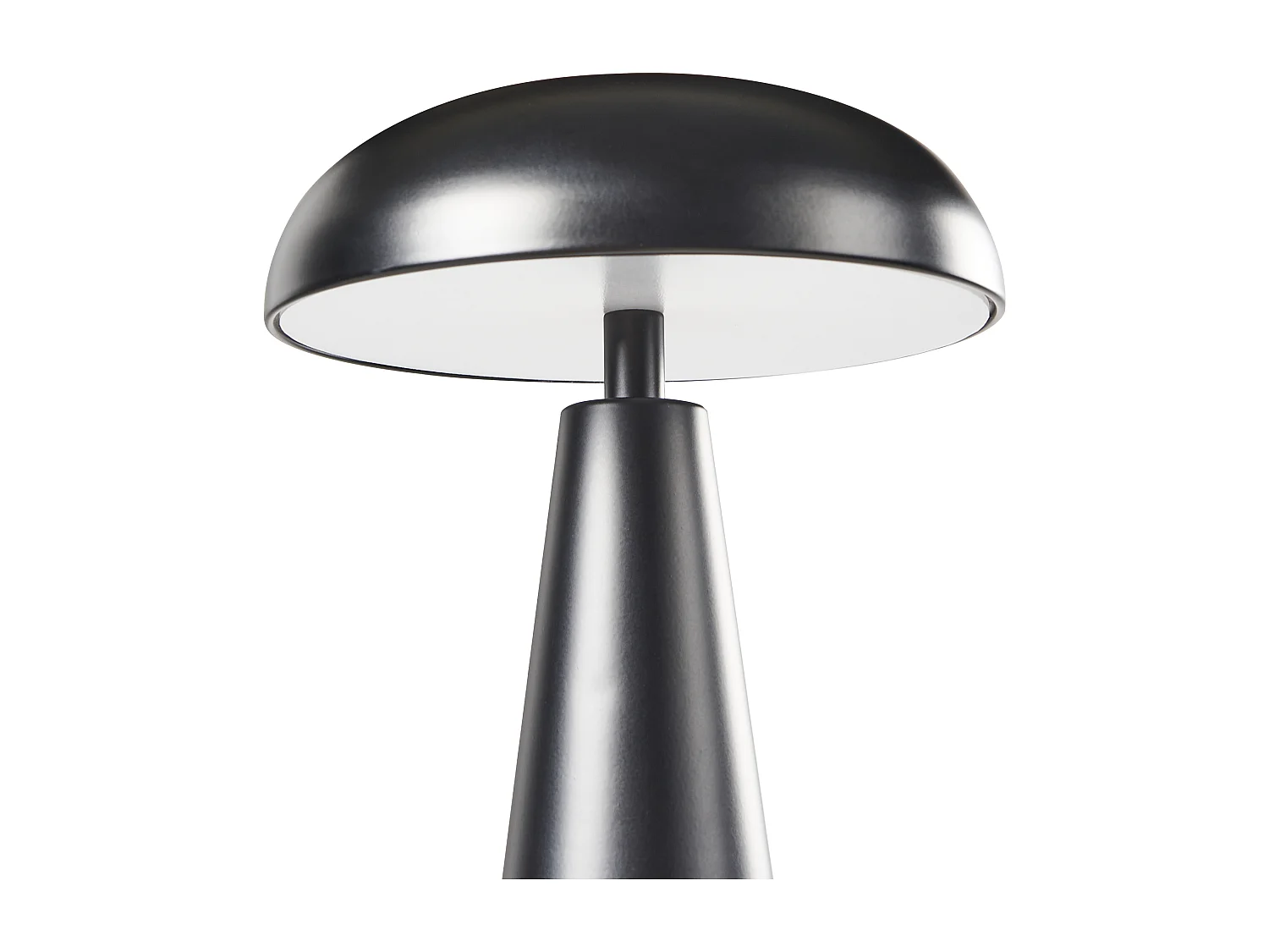 Lampe de table LED sans fil BOCONO Avec variateur Métal Noir