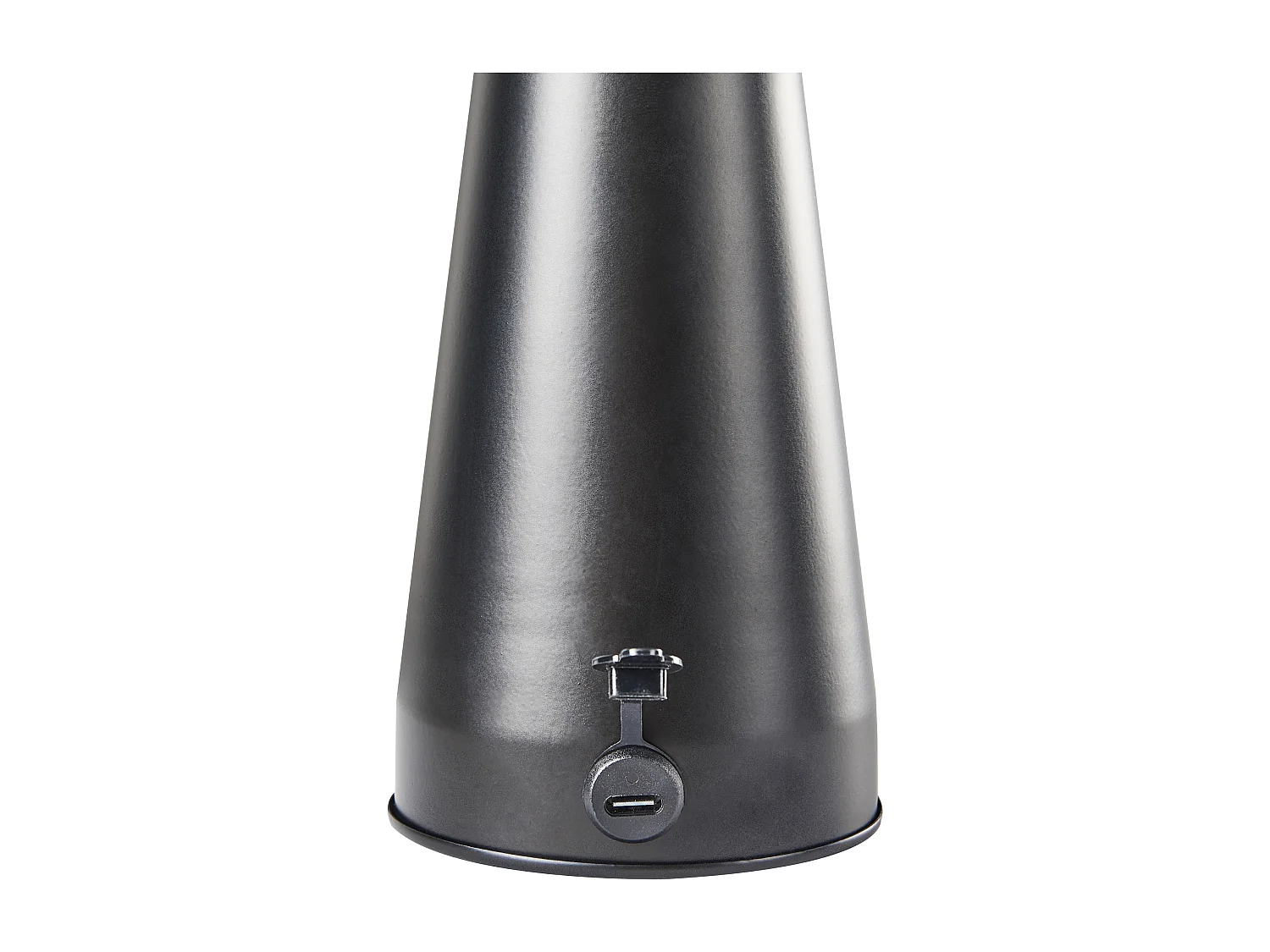 Lampe de table LED sans fil BOCONO Avec variateur Métal Noir