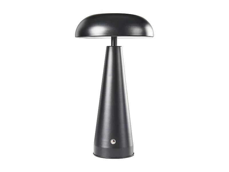 Lampe de table LED sans fil BOCONO Avec variateur Métal Noir