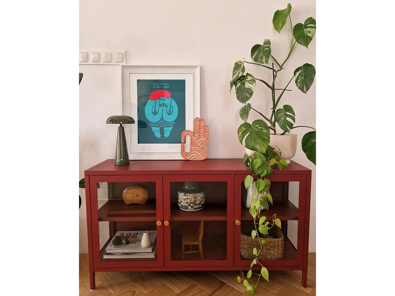 Lampe de table LED sans fil BOCONO Avec variateur Métal Vert