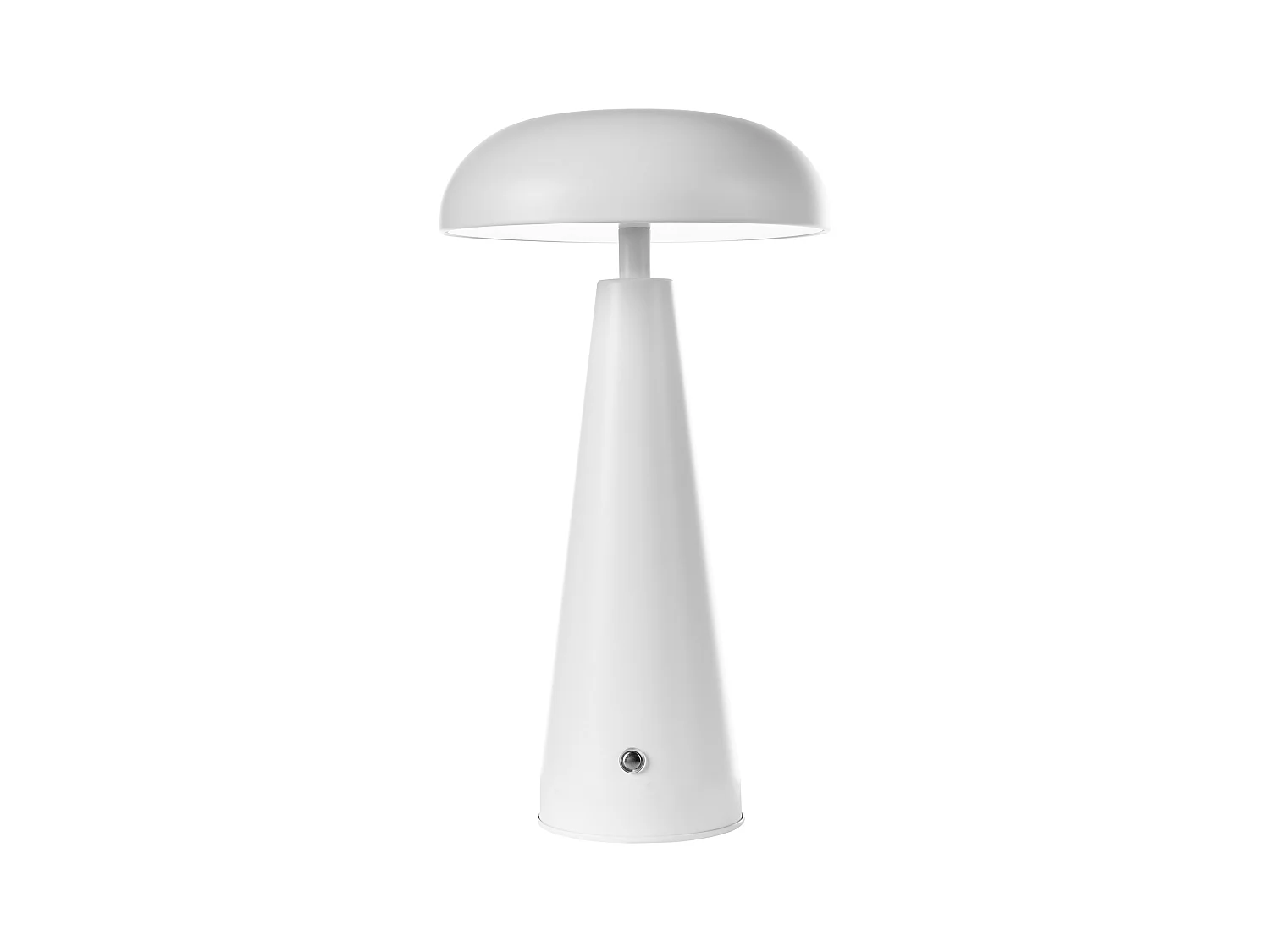 Lampe de table LED sans fil BOCONO Avec variateur Métal Blanc
