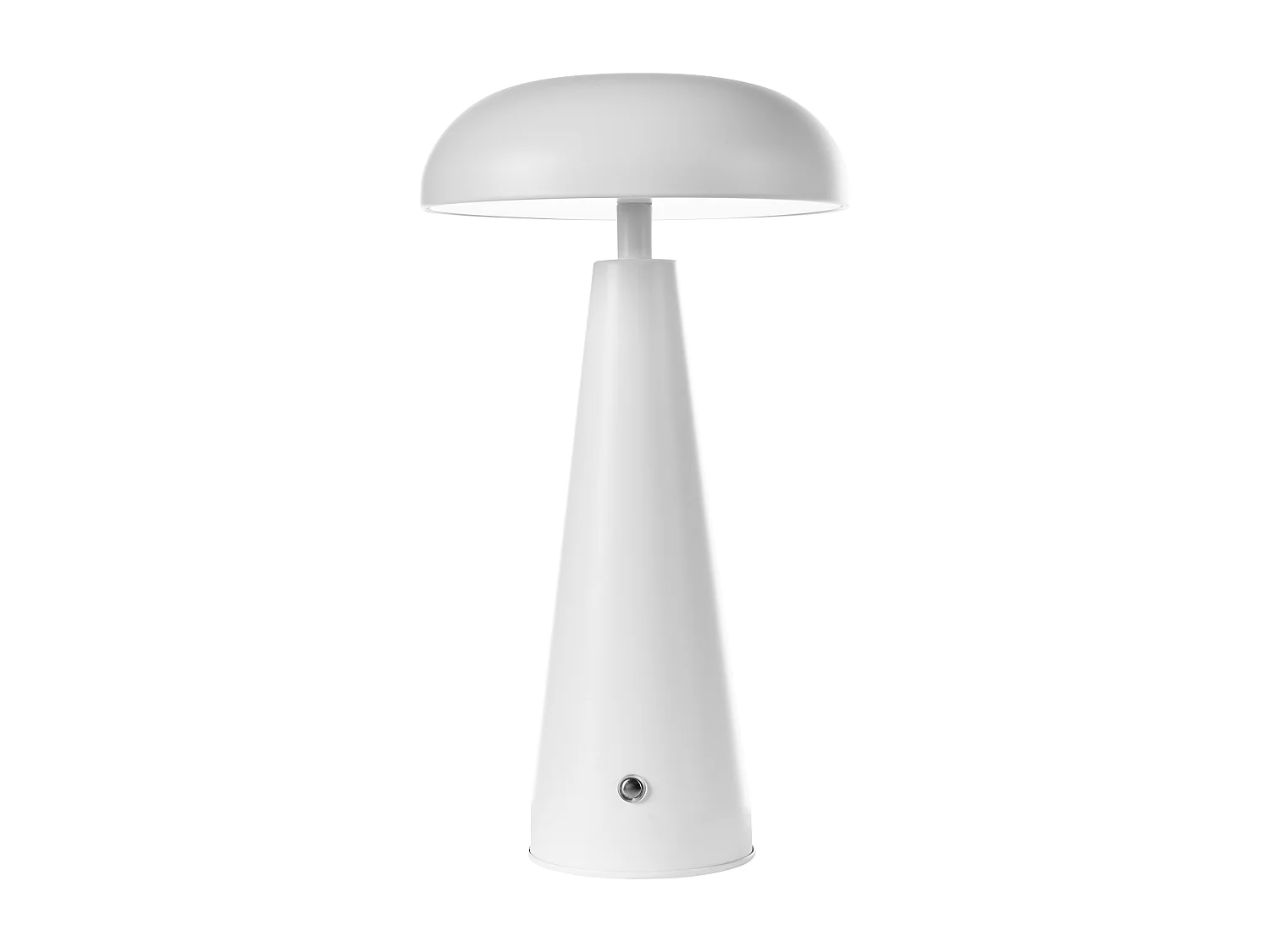 LED draadloze tafellamp BOCONO Met dimmer Metaal Wit