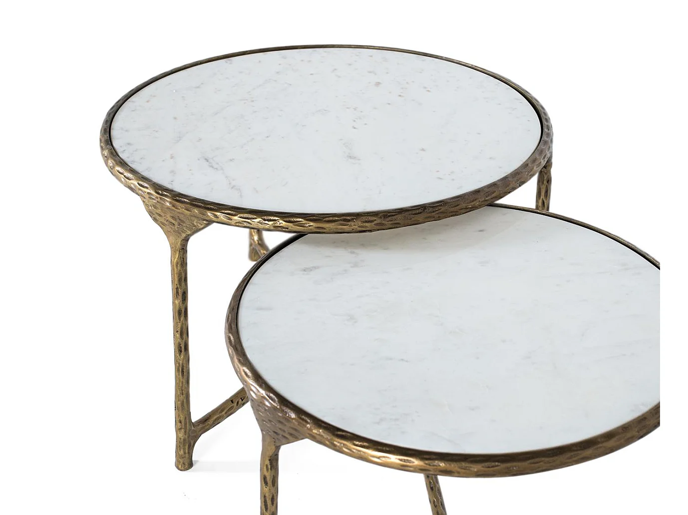 Grandes tables basses en marbre 74 cm, petites tables basses en marbre 60 cm, style moderne et élégant - 44 x 60 x 4