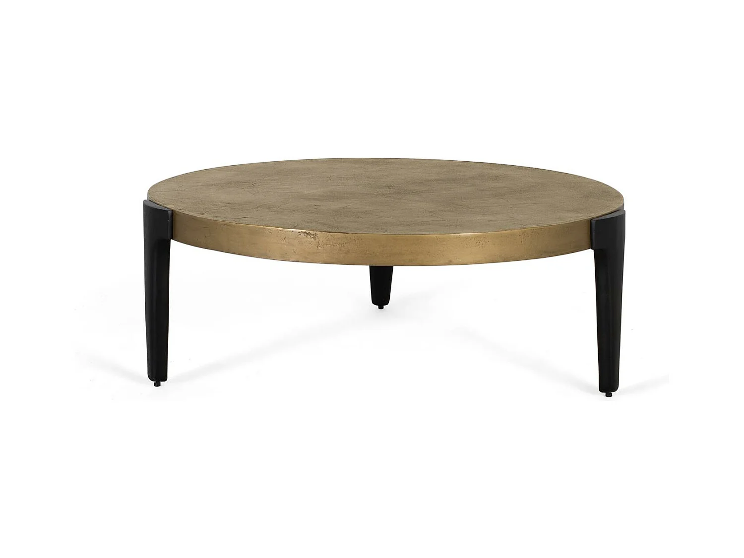 Table basse aluminium et fer design contemporain