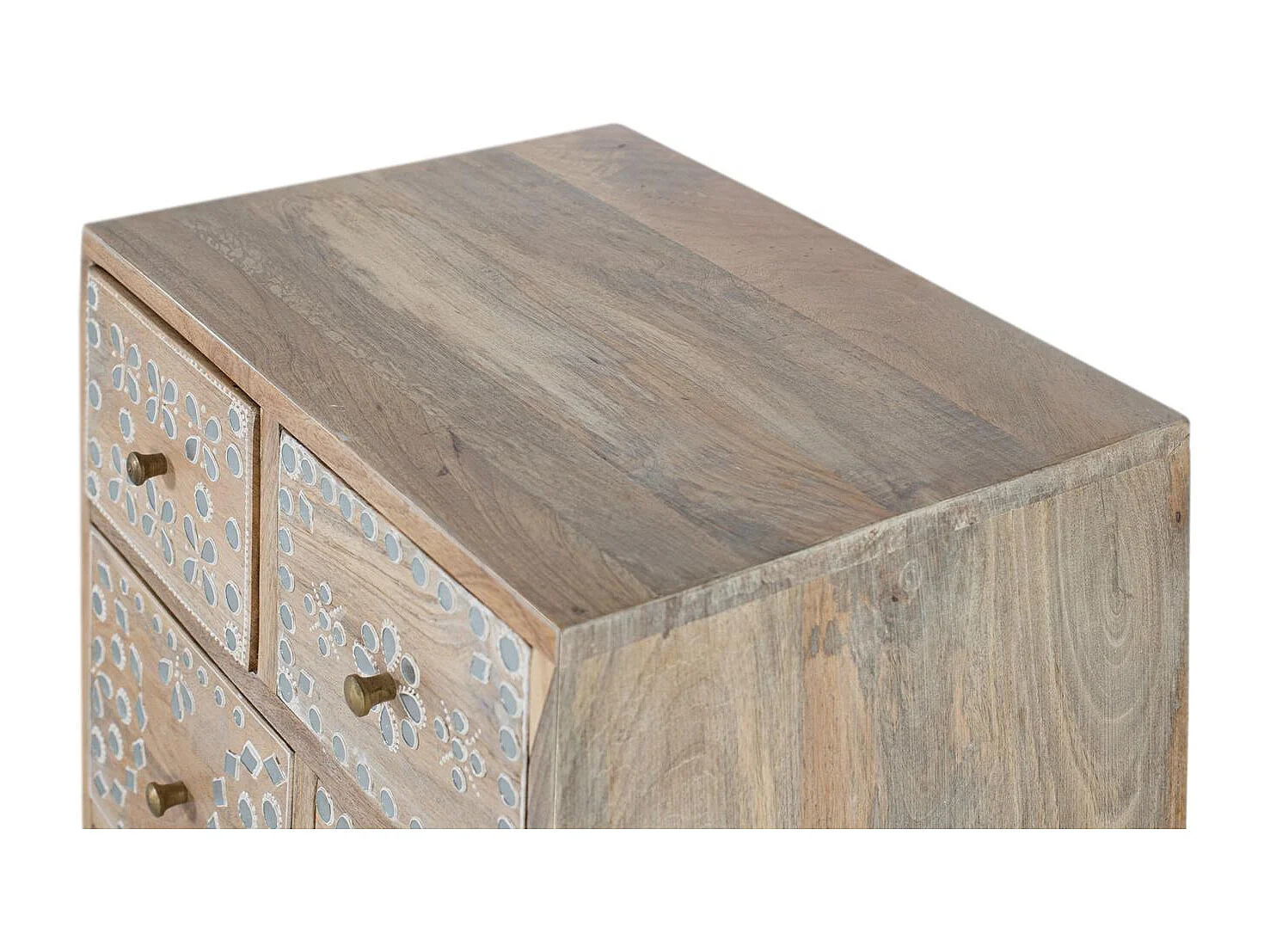 Tavolino realizzato a mano in legno di mango