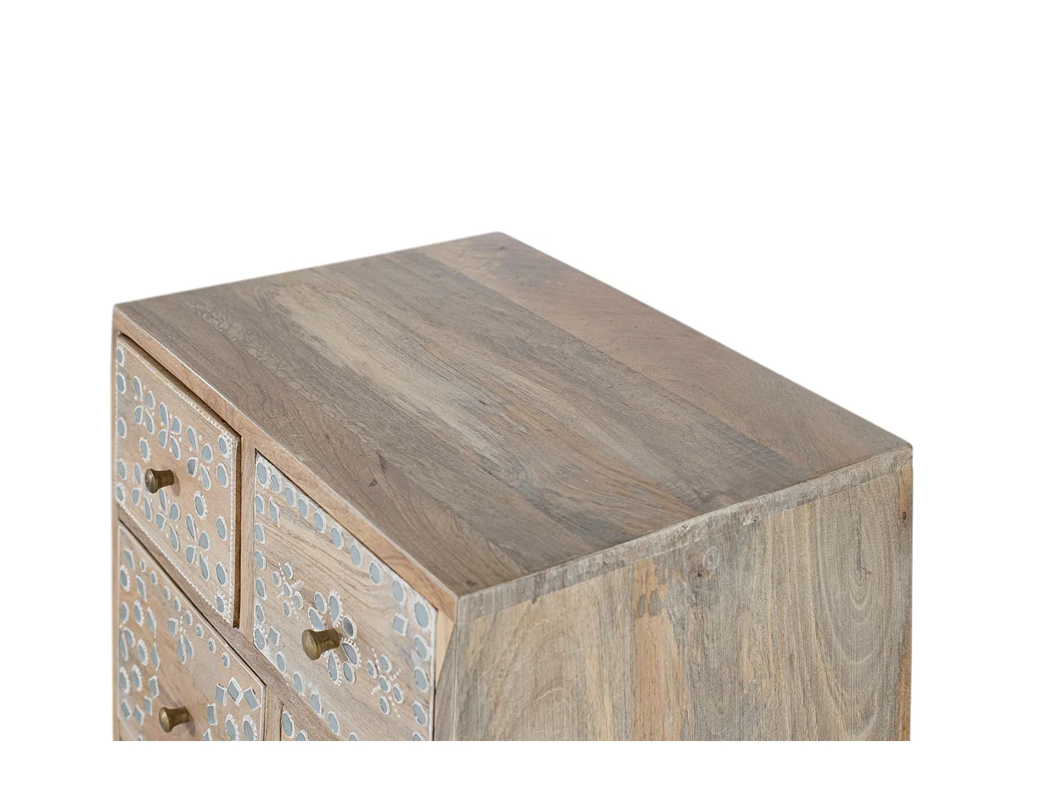 Tavolino realizzato a mano in legno di mango