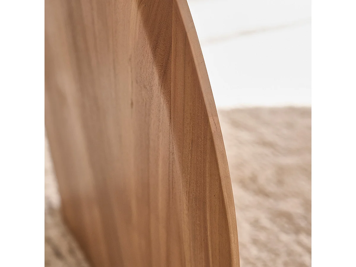 Table ovale en teck massif 6/8 pers.