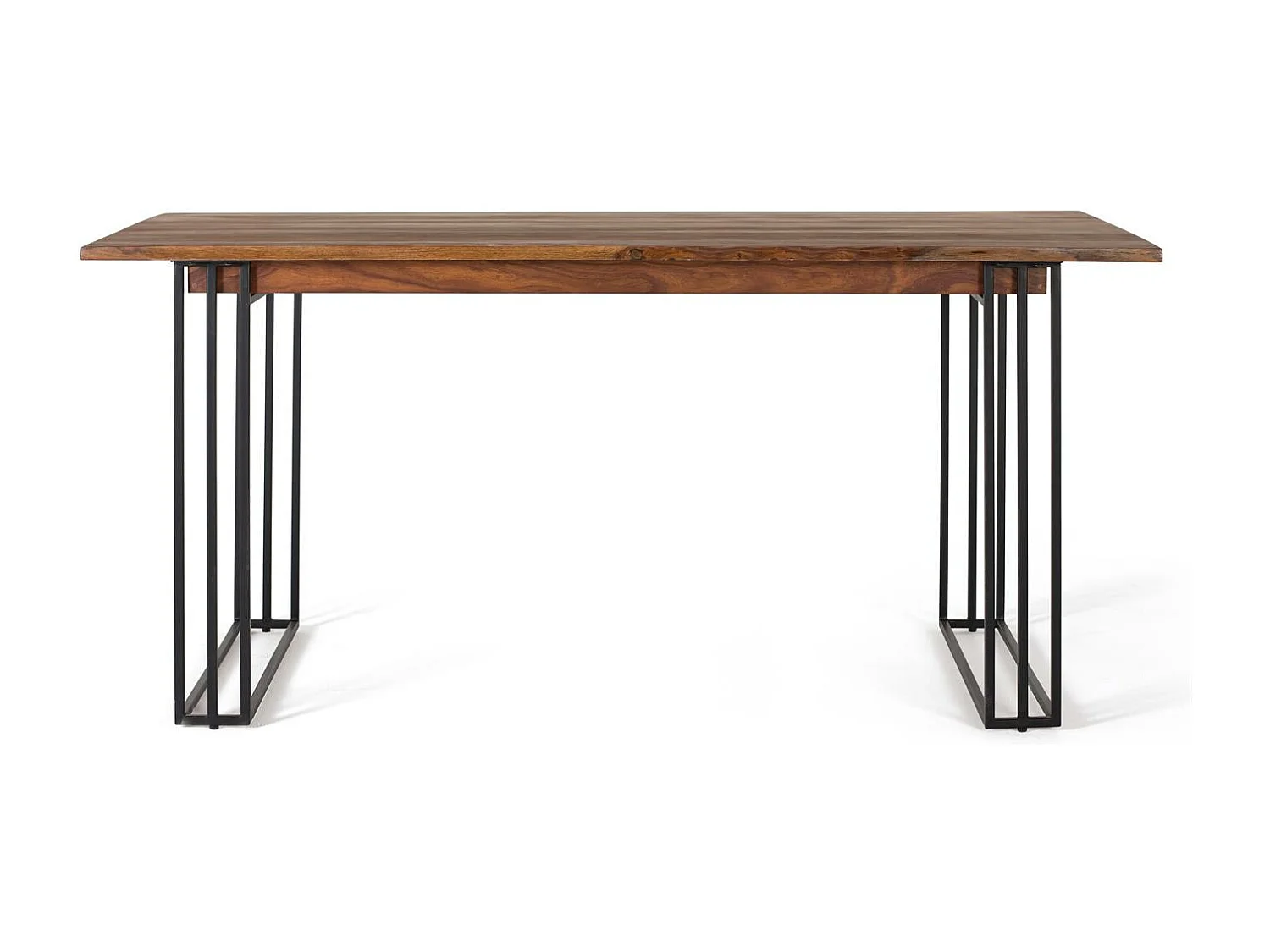 Eettafel met een rechthoekig palissander blad