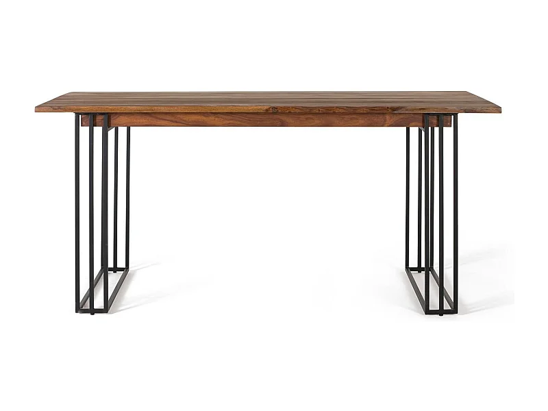 Table à manger avec plateau rectangulaire en palissandre