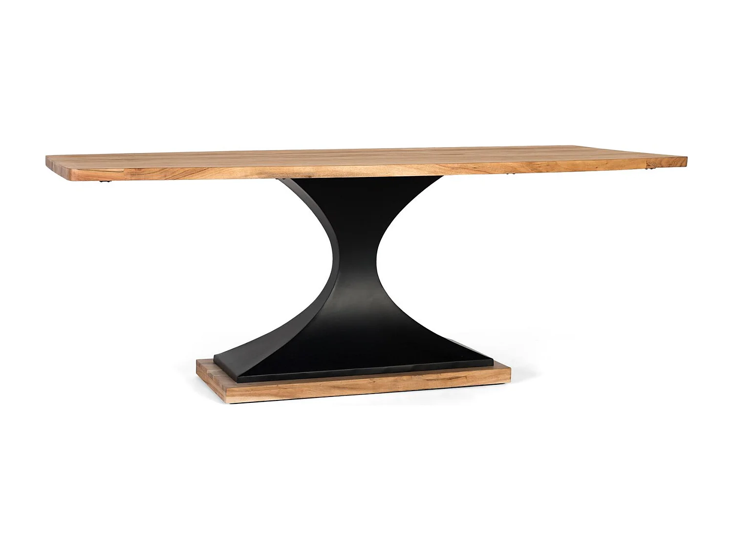 Mesa de comedor en madera de mango y patas de metal 200cm