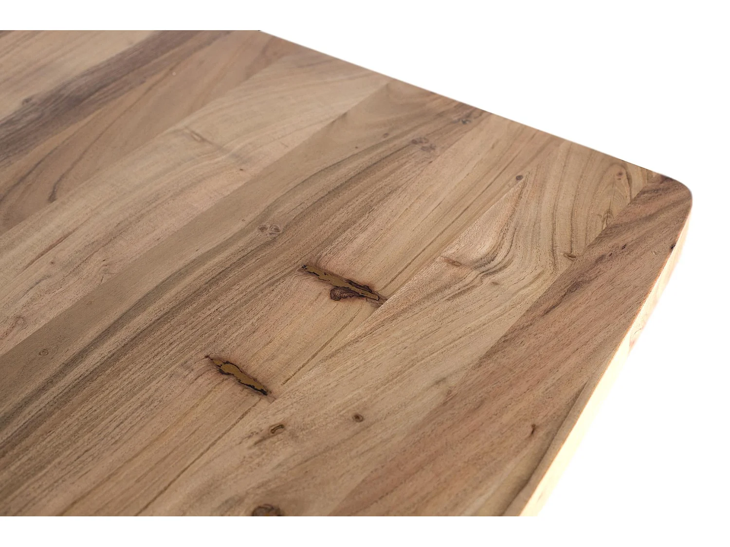 Mesa de comedor en madera de mango y patas de metal 200cm