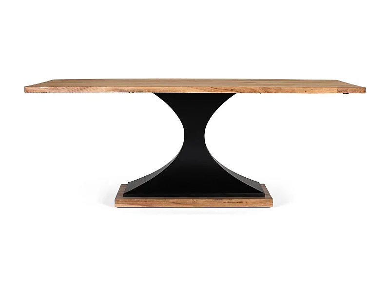 Esstisch aus Mangoholz und Metallbeinen 200 cm