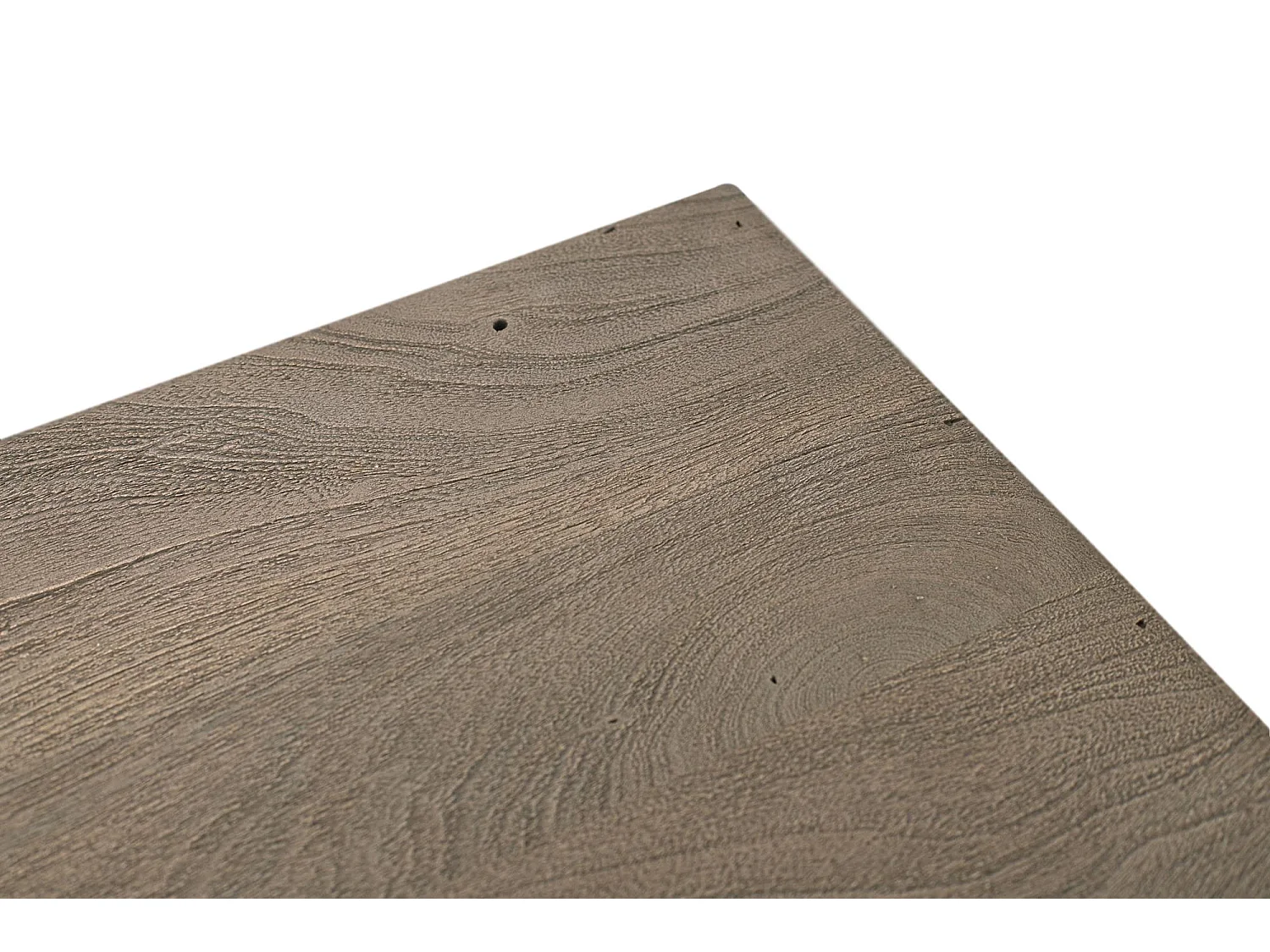 Table couleur sable en bois d'acacia et métal 200cm