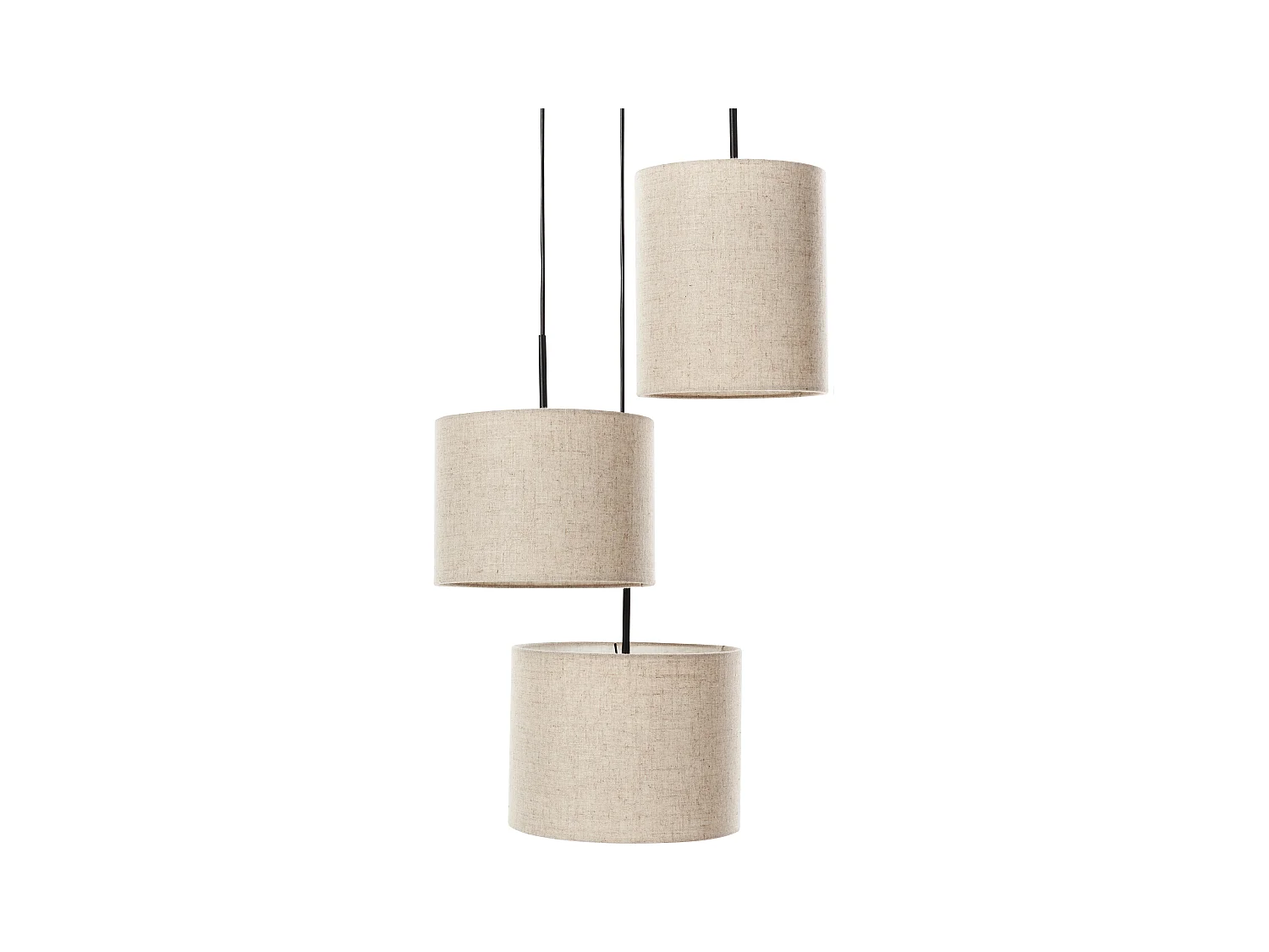 Lampe suspension PARGUAZA Lin Beige clair