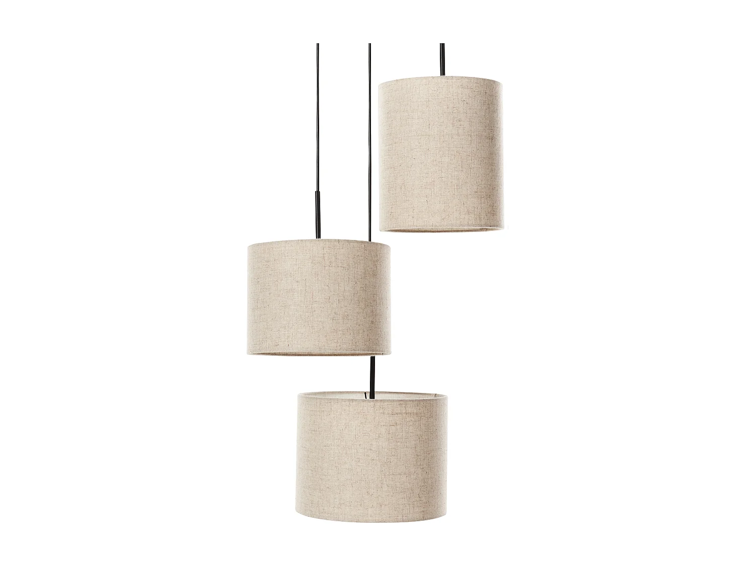 Hanglamp PARGUAZA Linnen Lichtbeige