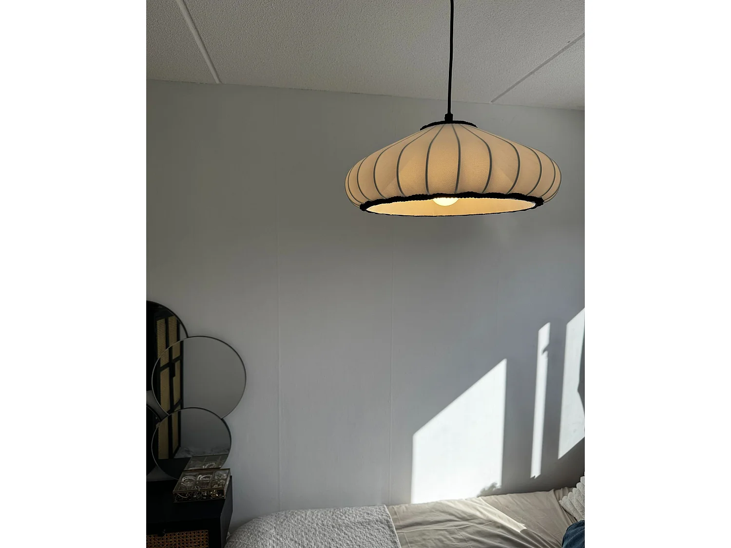 Hanglamp ZULIA Synthetisch materiaal Wit