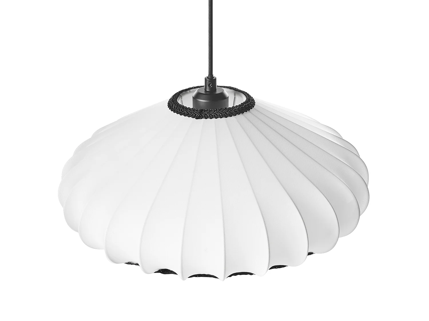 Lampe suspension ZULIA Matière synthétique Blanc