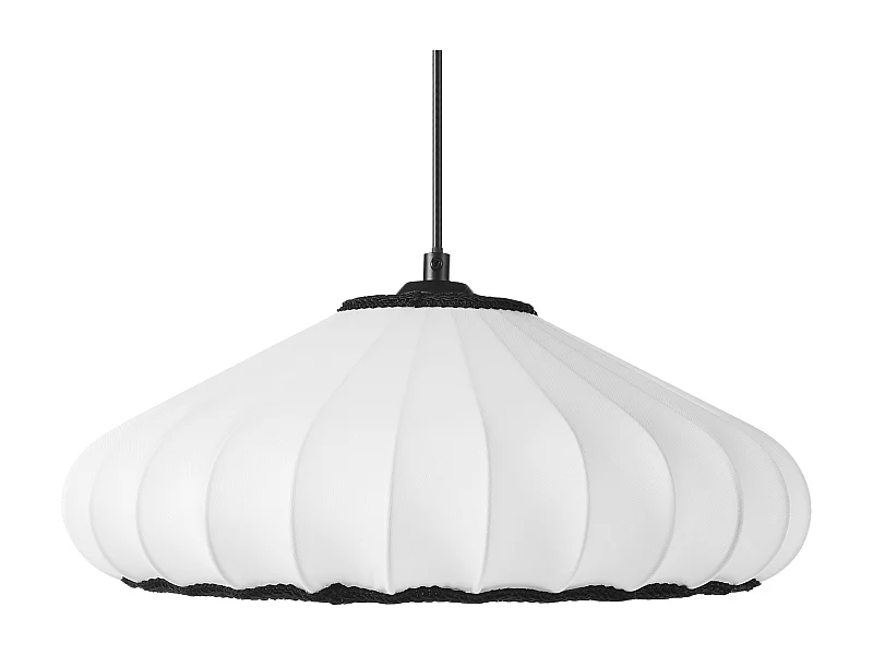 Candeeiro suspenso ZULIA Material sintético Branco