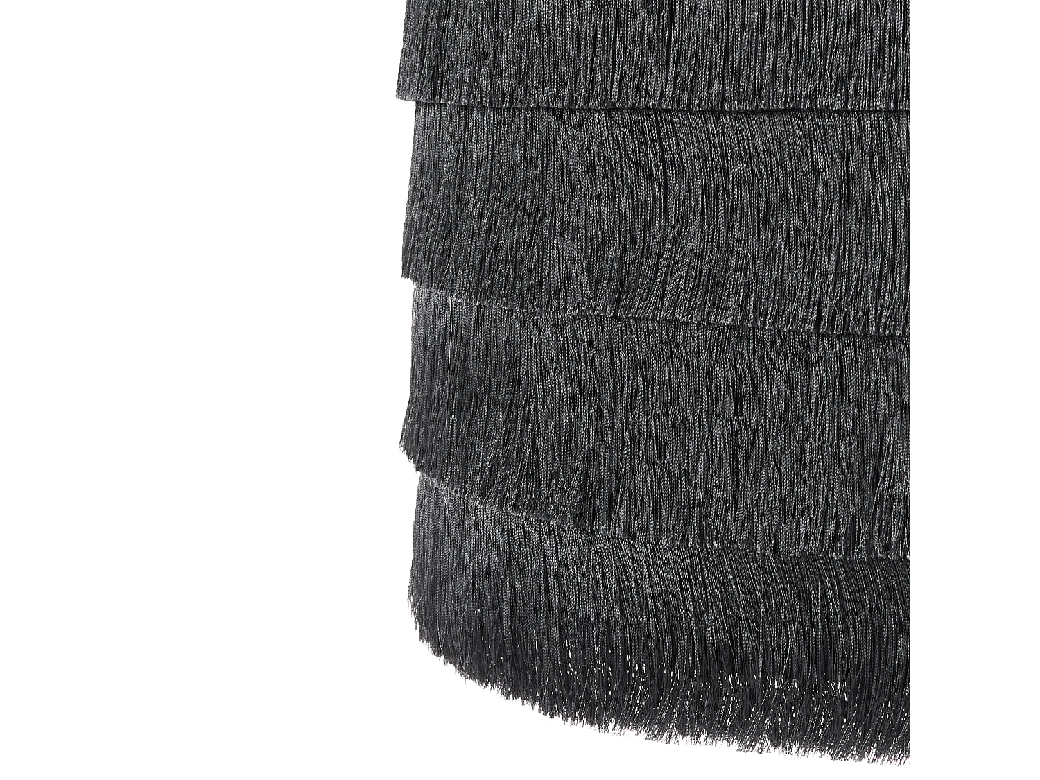 Lampe suspension SUAPURE Tissu Noir