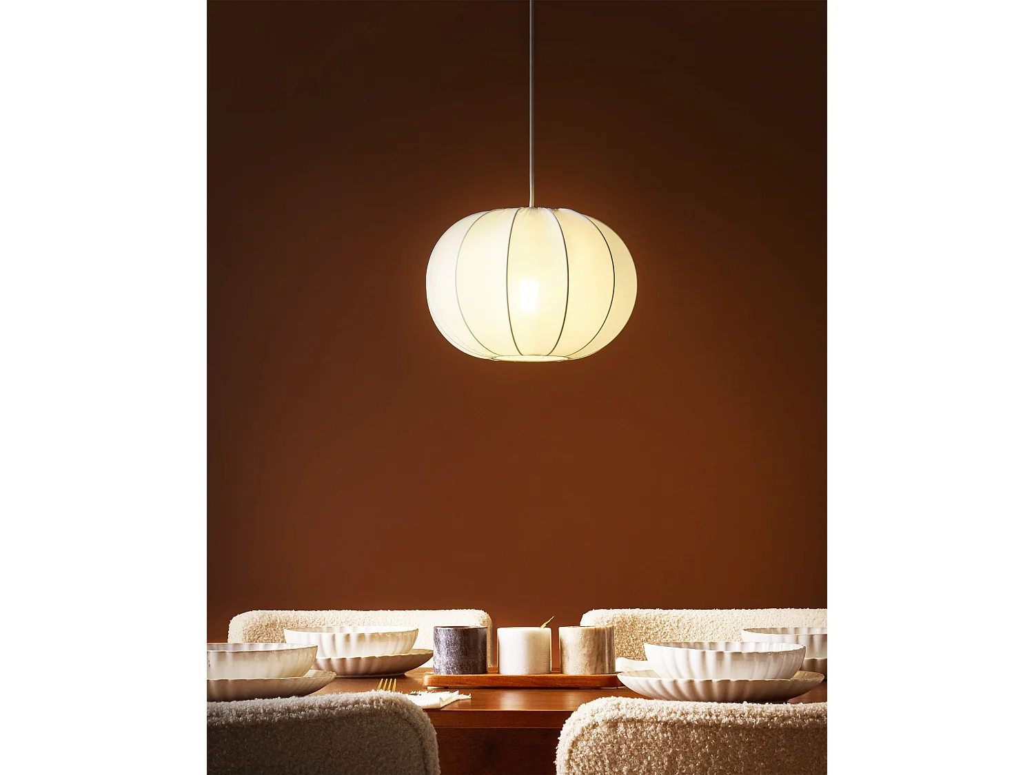 Lampe suspension MARIARA Blanc