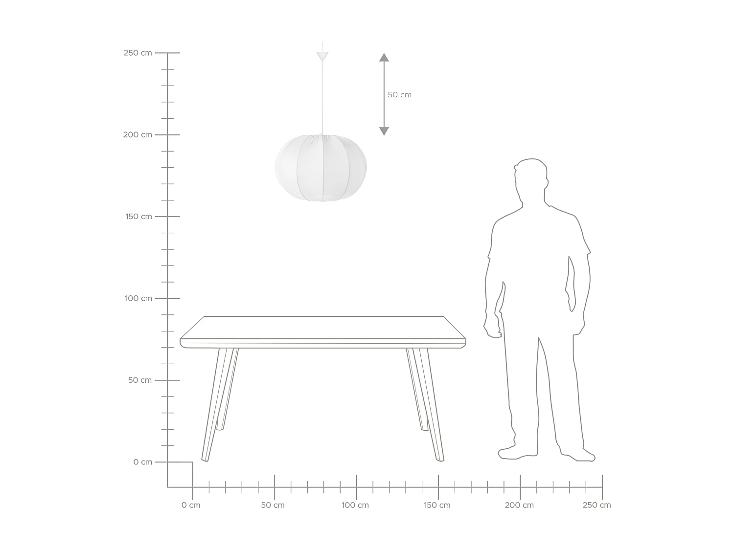 Lampe suspension MARIARA Blanc