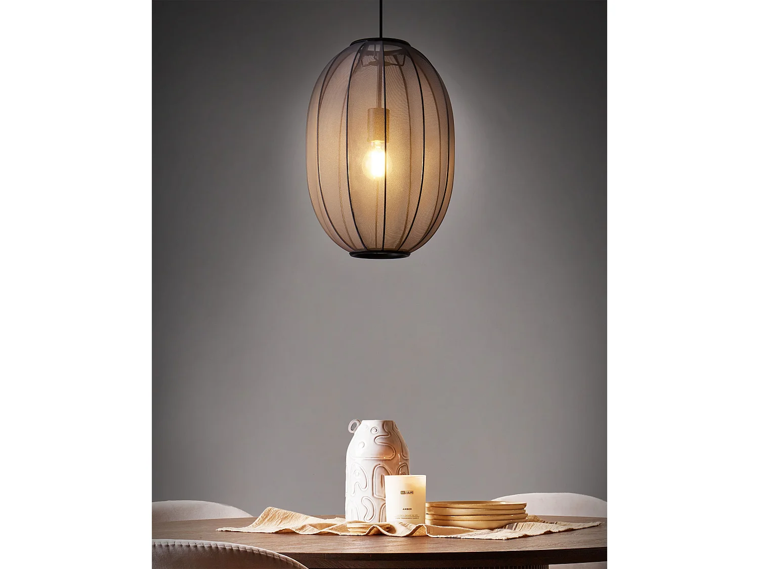Lampe suspension PADAMO Noir
