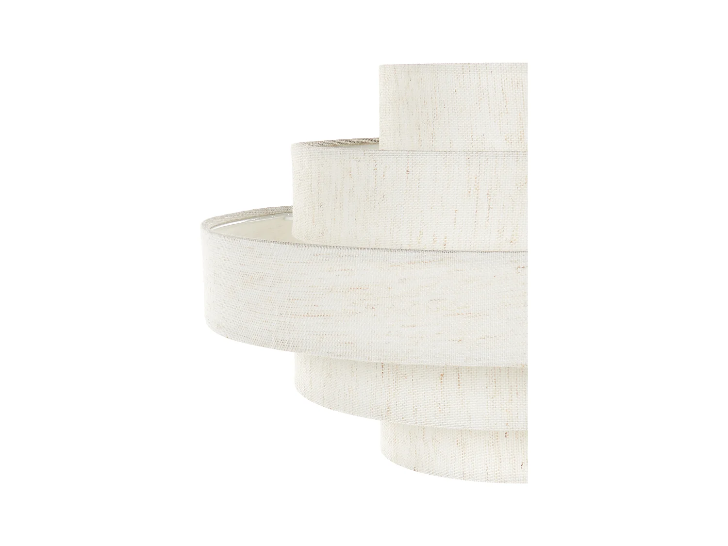 Lampadario EREBATO Lino Bianco sporco