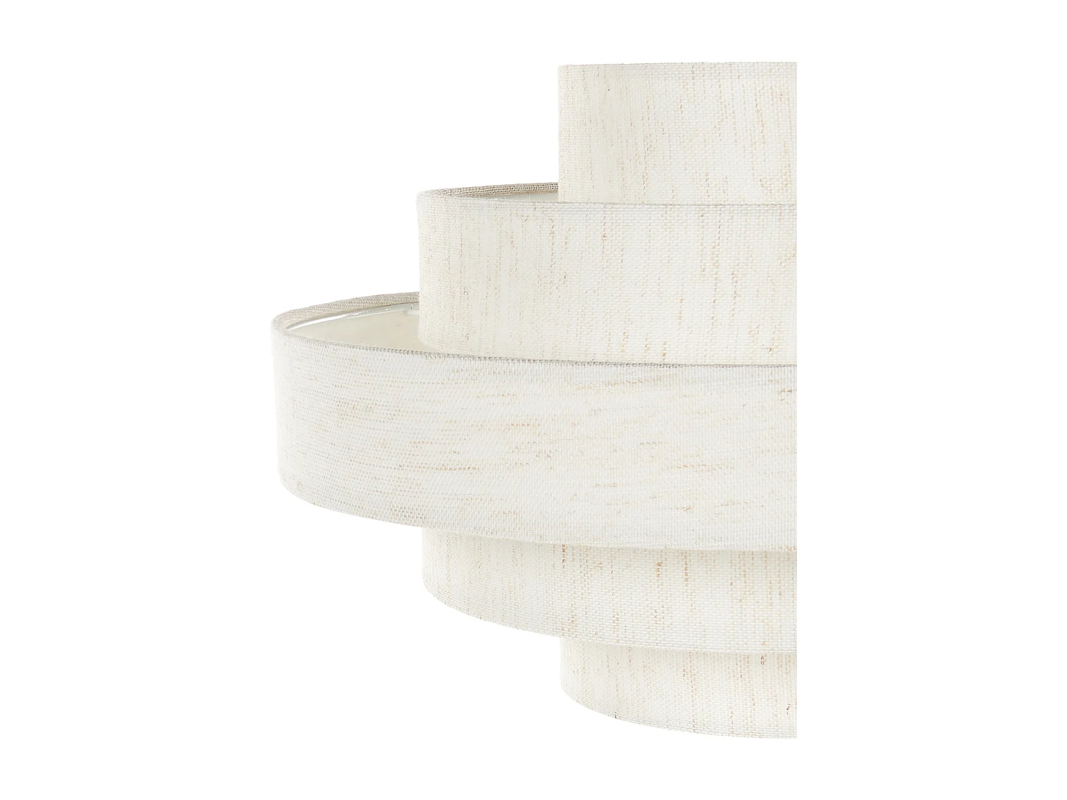 Lampadario EREBATO Lino Bianco sporco