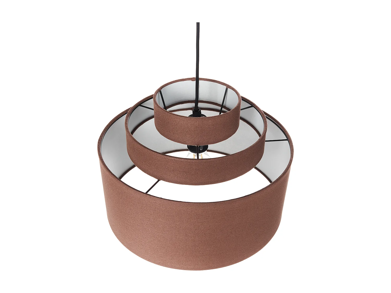 Lampe suspension MASPARRO Lin Marron