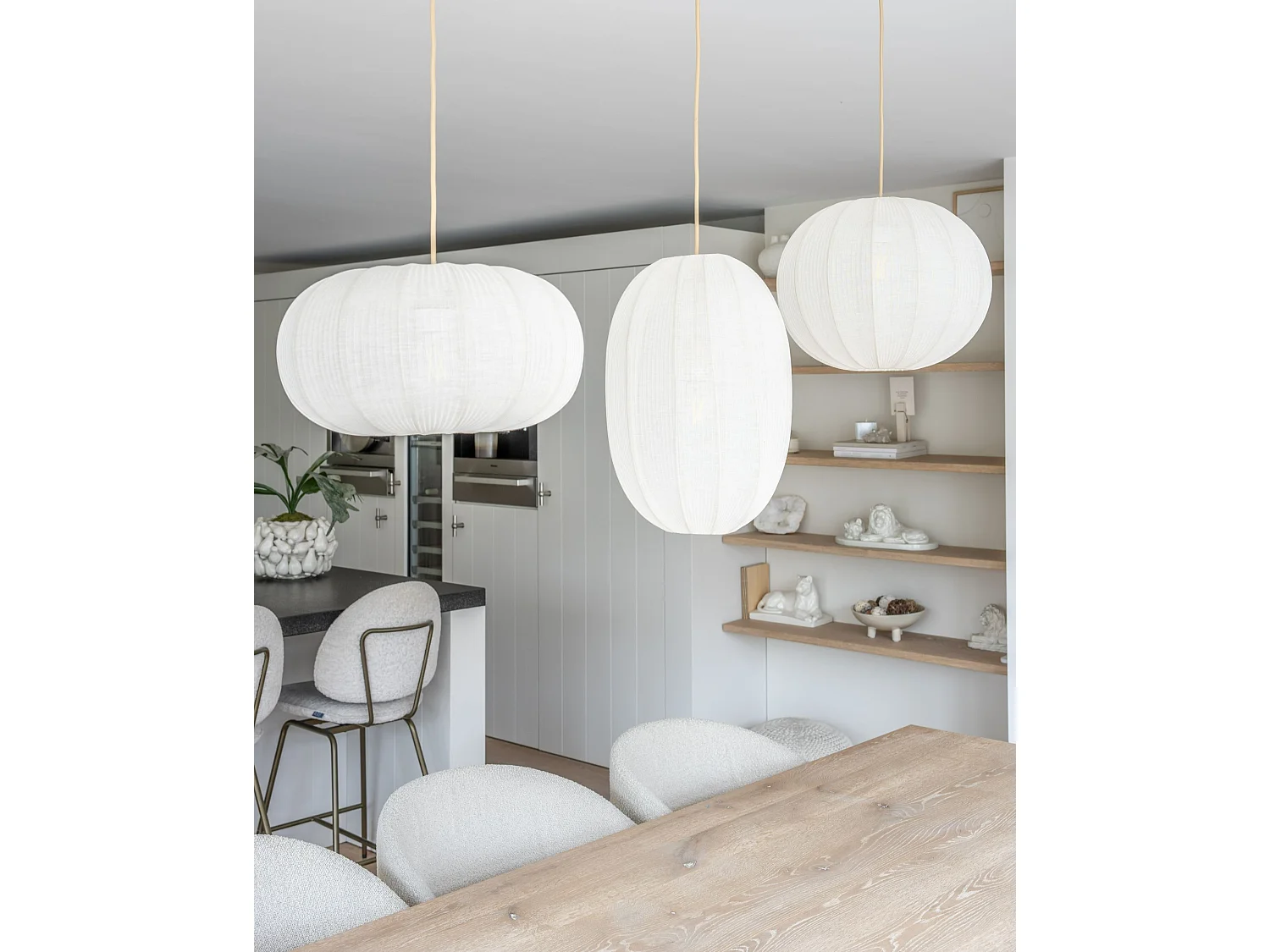 Lampe suspension MARIETA Blanc