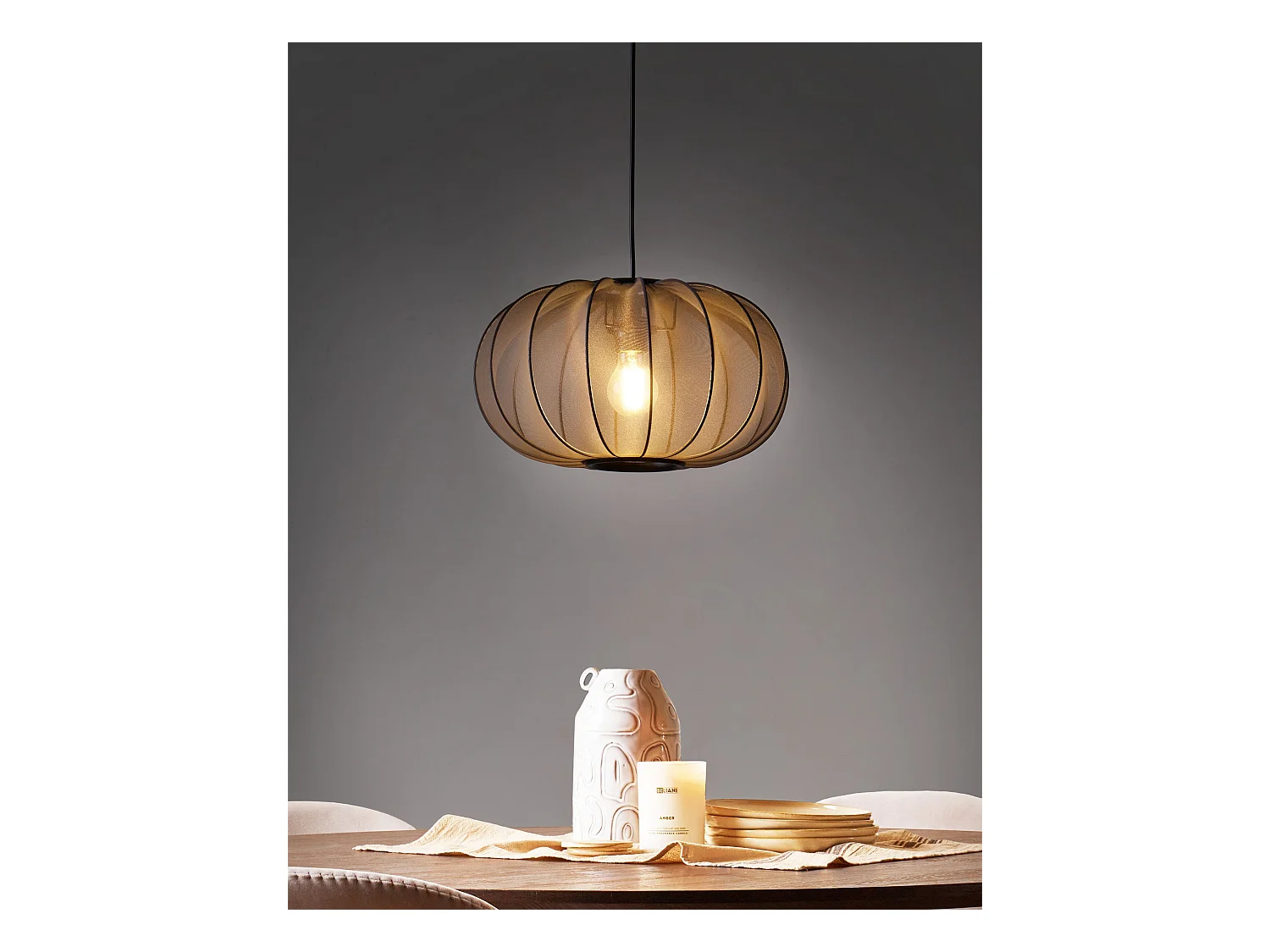 Hanglamp TOCUYO Zwart