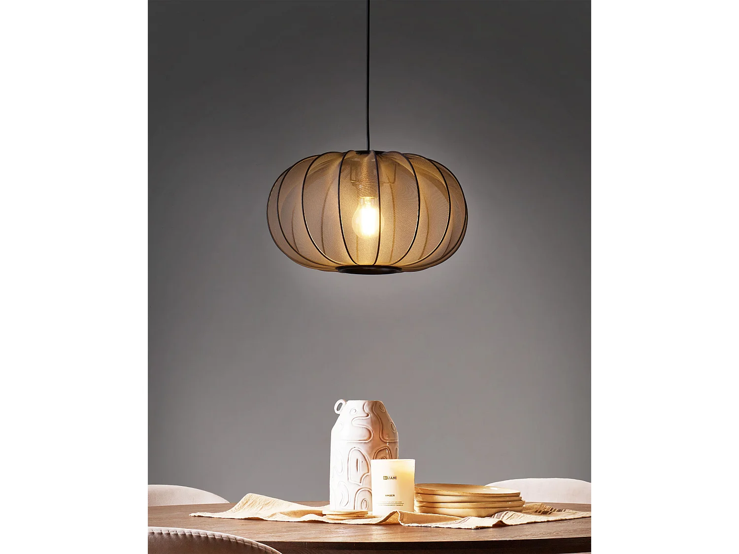 Hanglamp TOCUYO Zwart