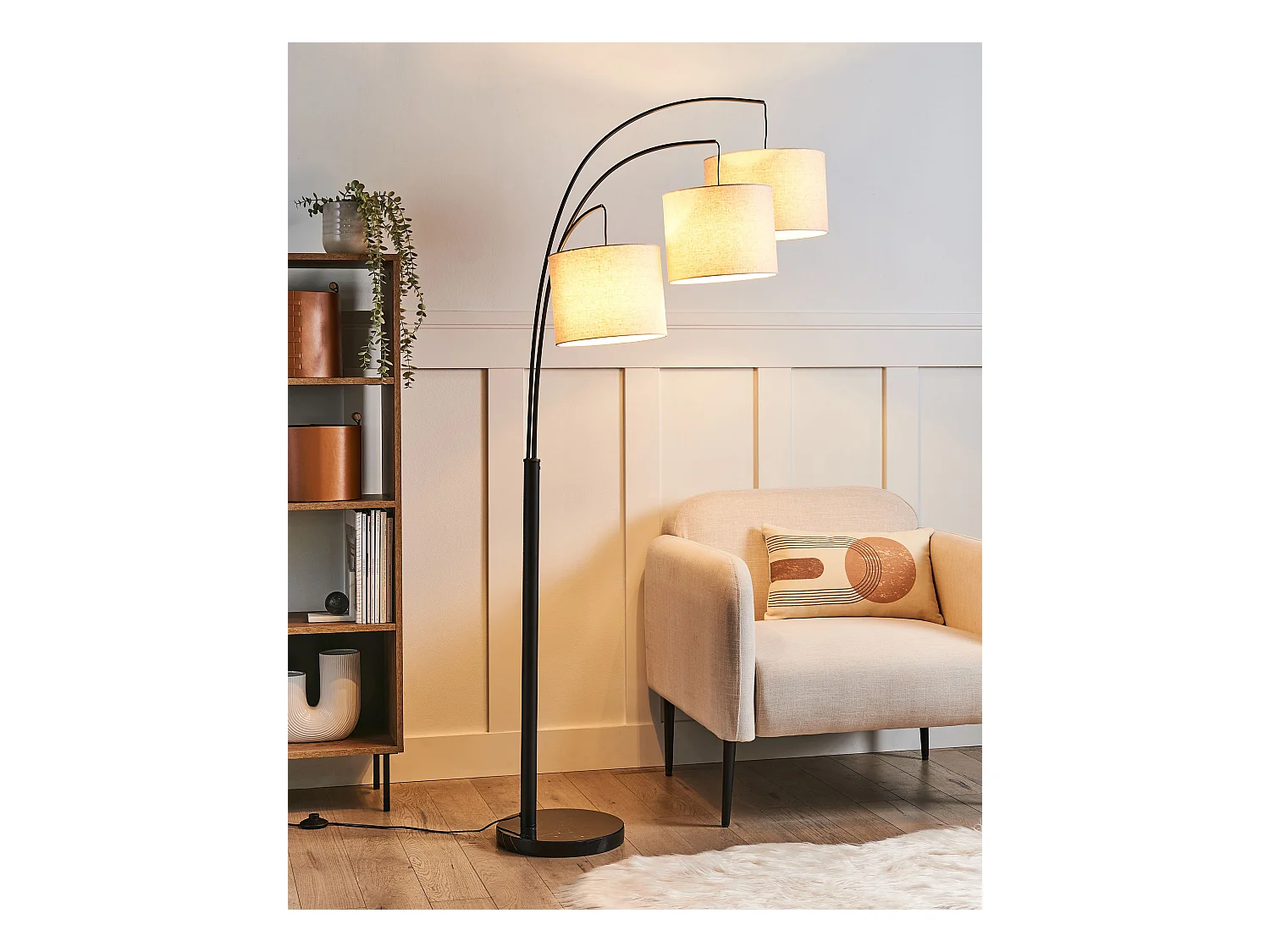 Lampadaire CARONI Lin Beige