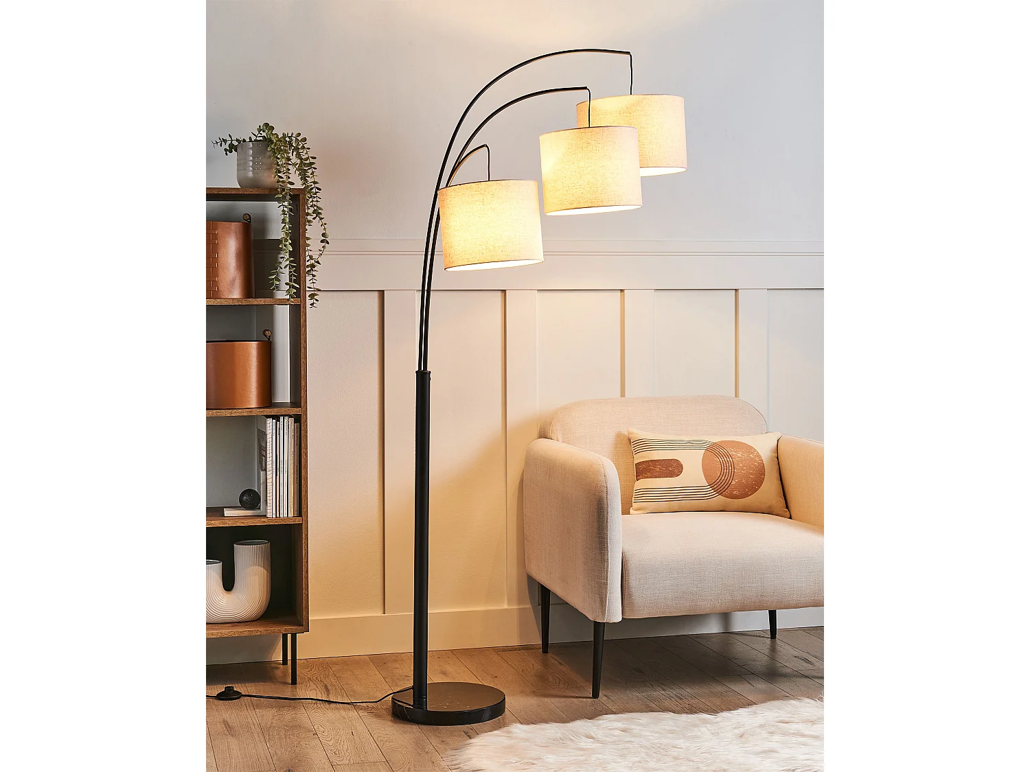 Lampadaire CARONI Lin Beige