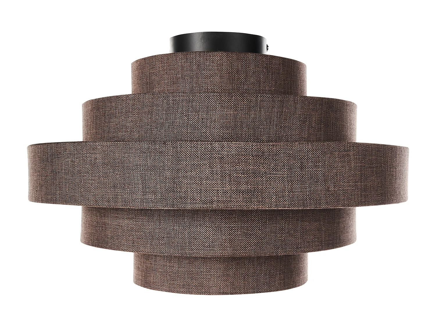 Lampa sufitowa EREBATO Len Brązowy