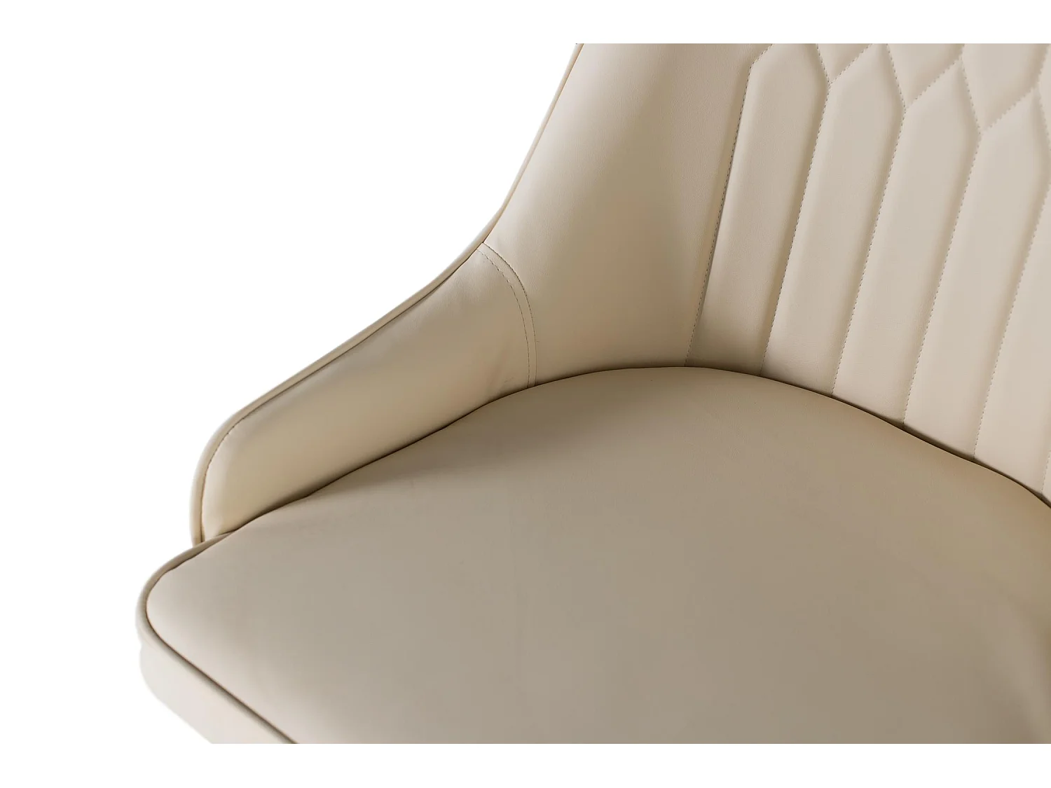 Set van 4 stoelen bekleed met fluweel en stalen structuur