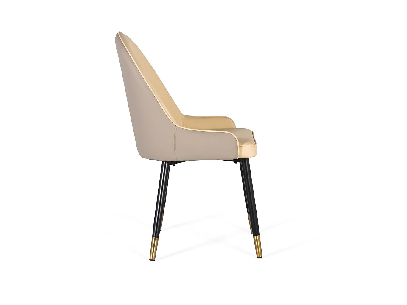 PU-gepolsterter Stuhl, 50 cm, moderner Stil - 91 x 49 x 57