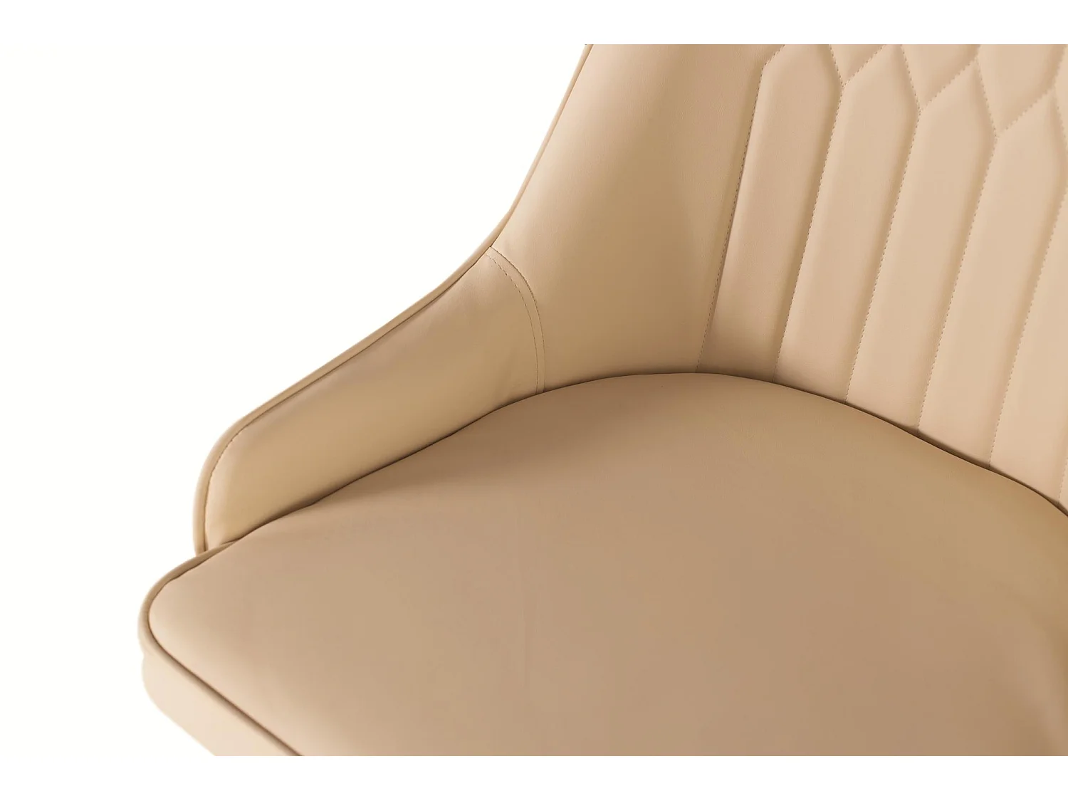 PU-gepolsterter Stuhl, 50 cm, moderner Stil - 91 x 49 x 57