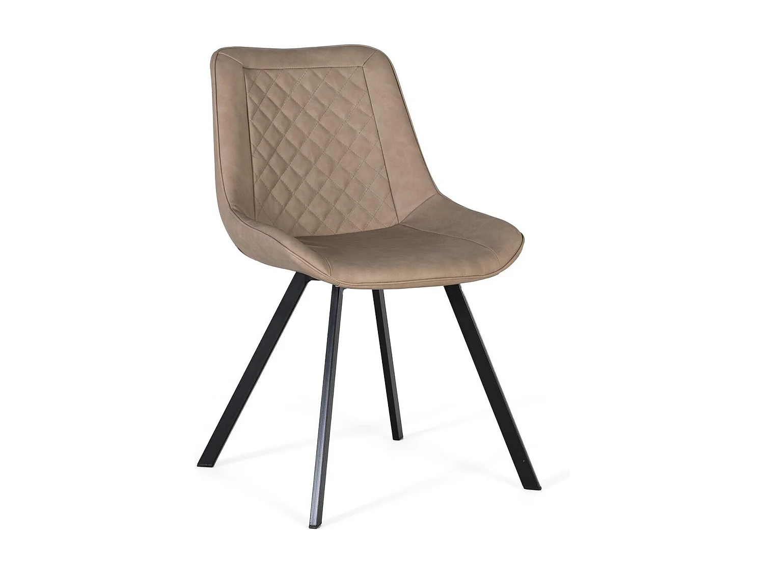 Ensemble van 2 beige chaise longues