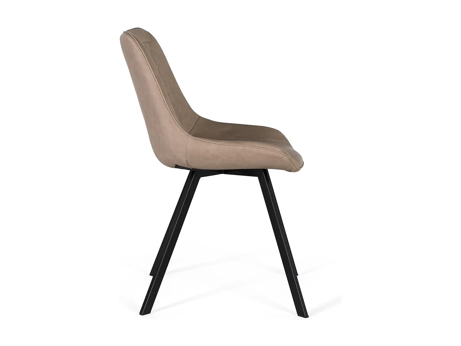 Ensemble van 2 beige chaise longues