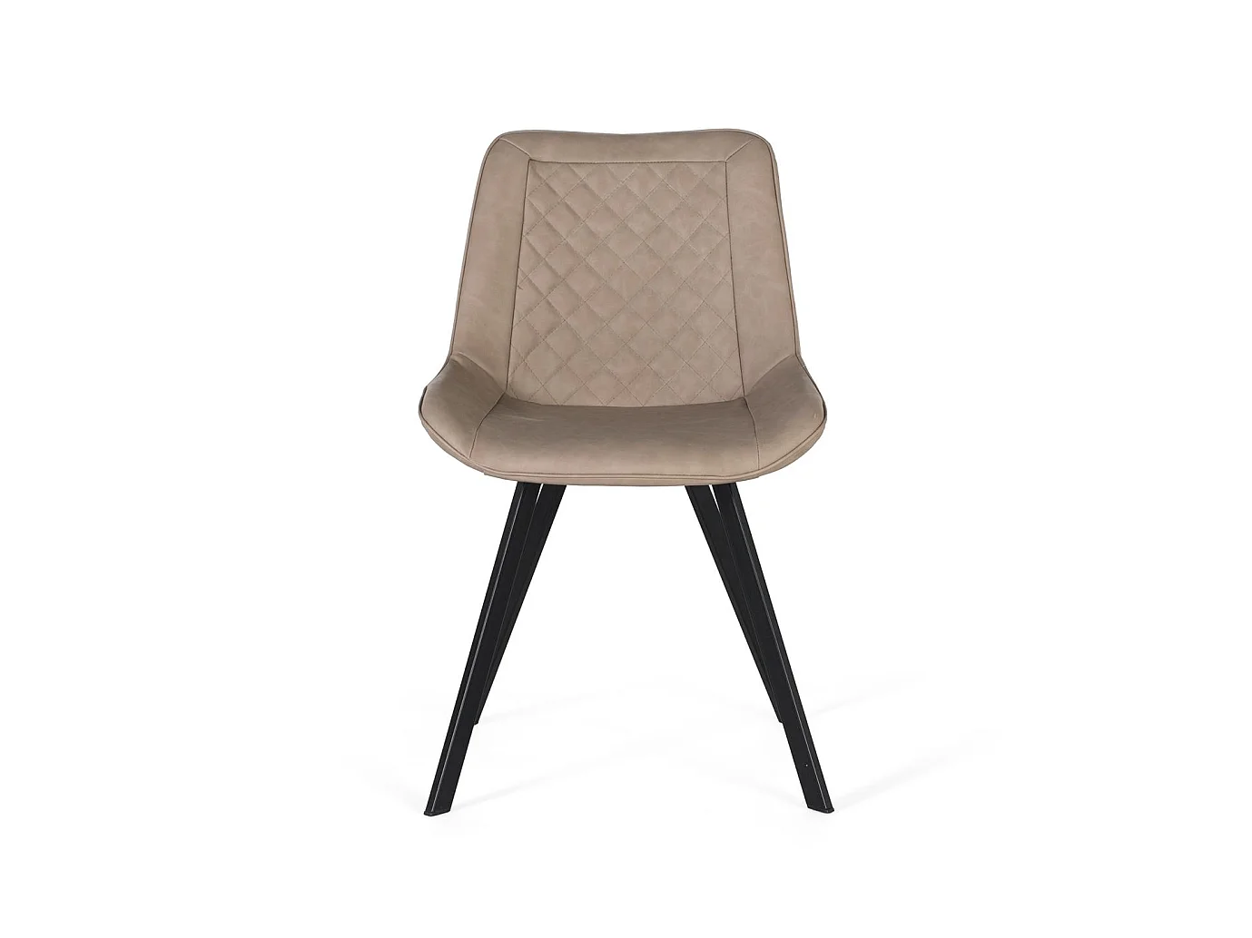 Krzesło tapicerowane PU 52 cm, styl współczesny - 84x52x57
