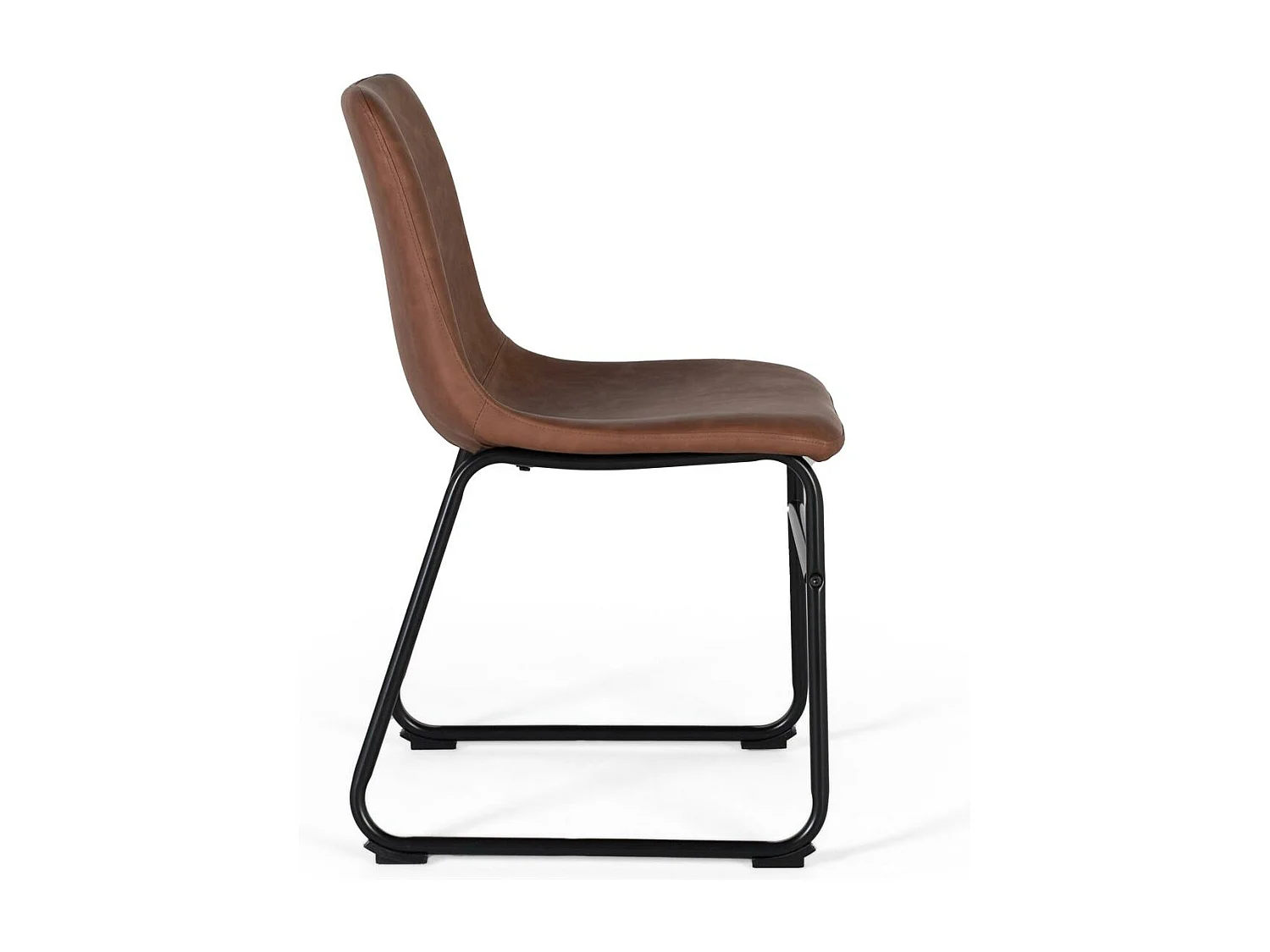 Lot de quatre chaises rembourrées