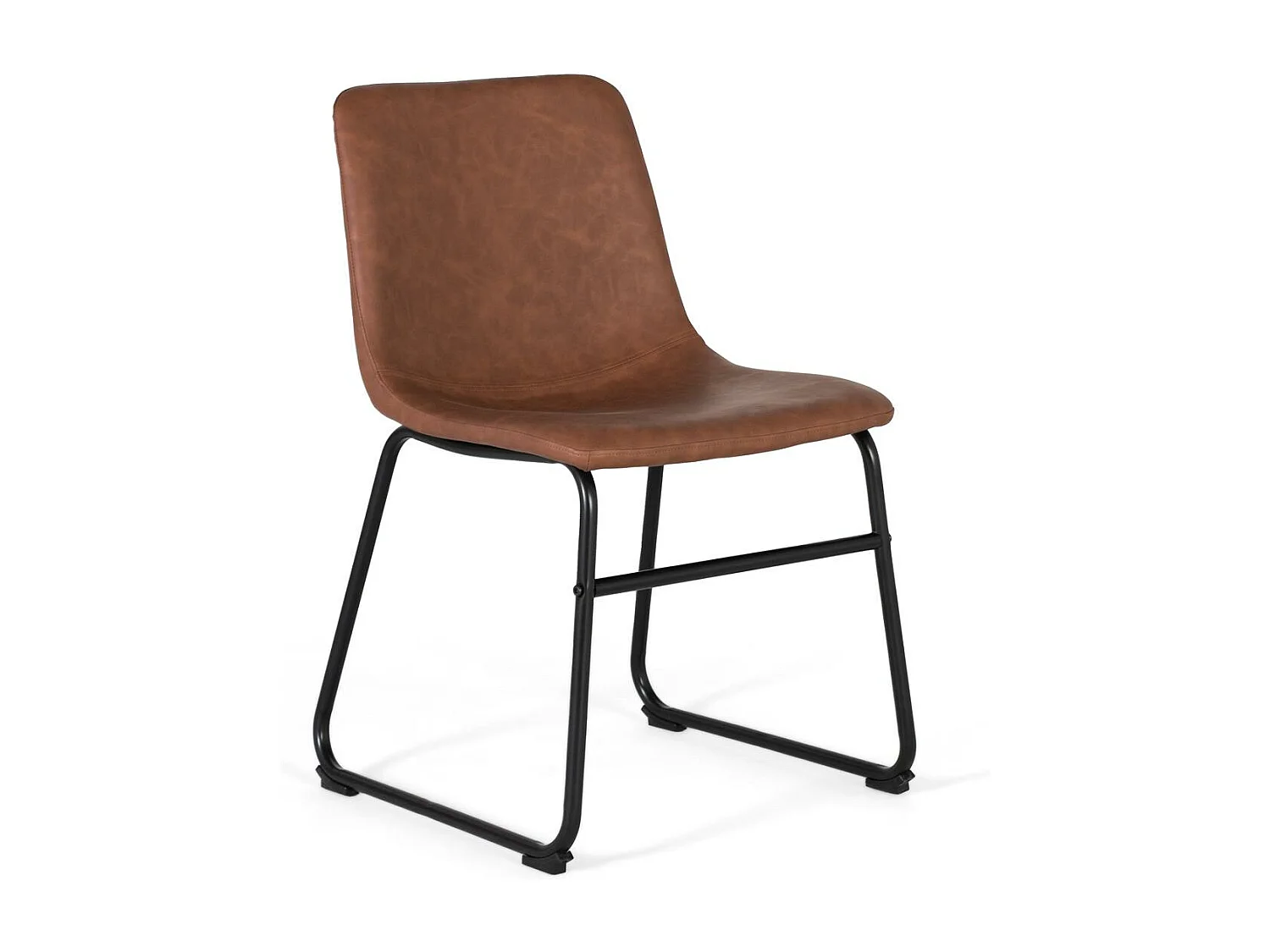 Set de cuatro sillas tapizadas y acolchadas