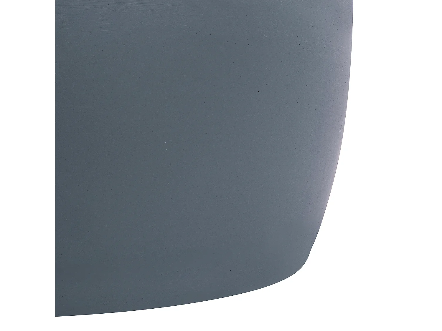 Brasero rond effet béton gris foncé INDUS