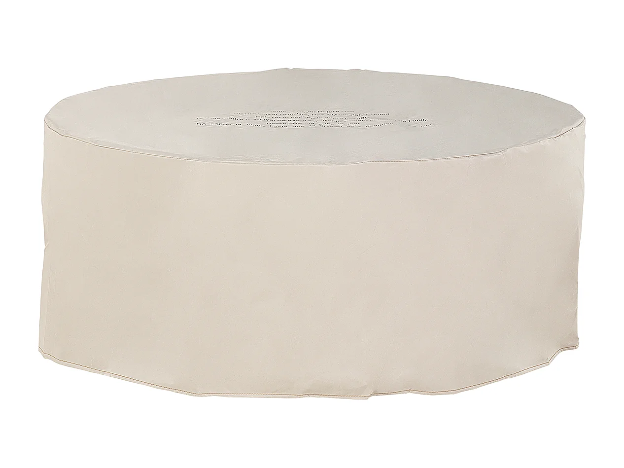 Brasero rond effet béton gris foncé INDUS