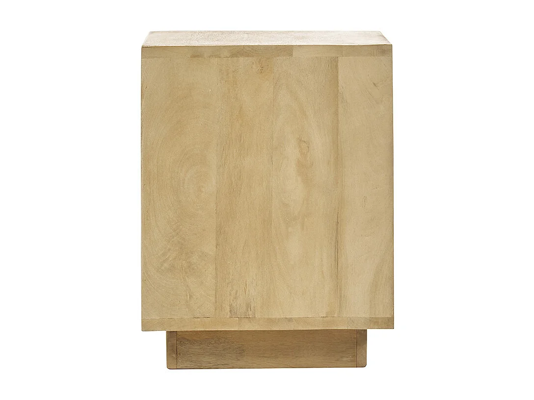 Table de chevet avec tiroir en bois manguier massif MATCHA