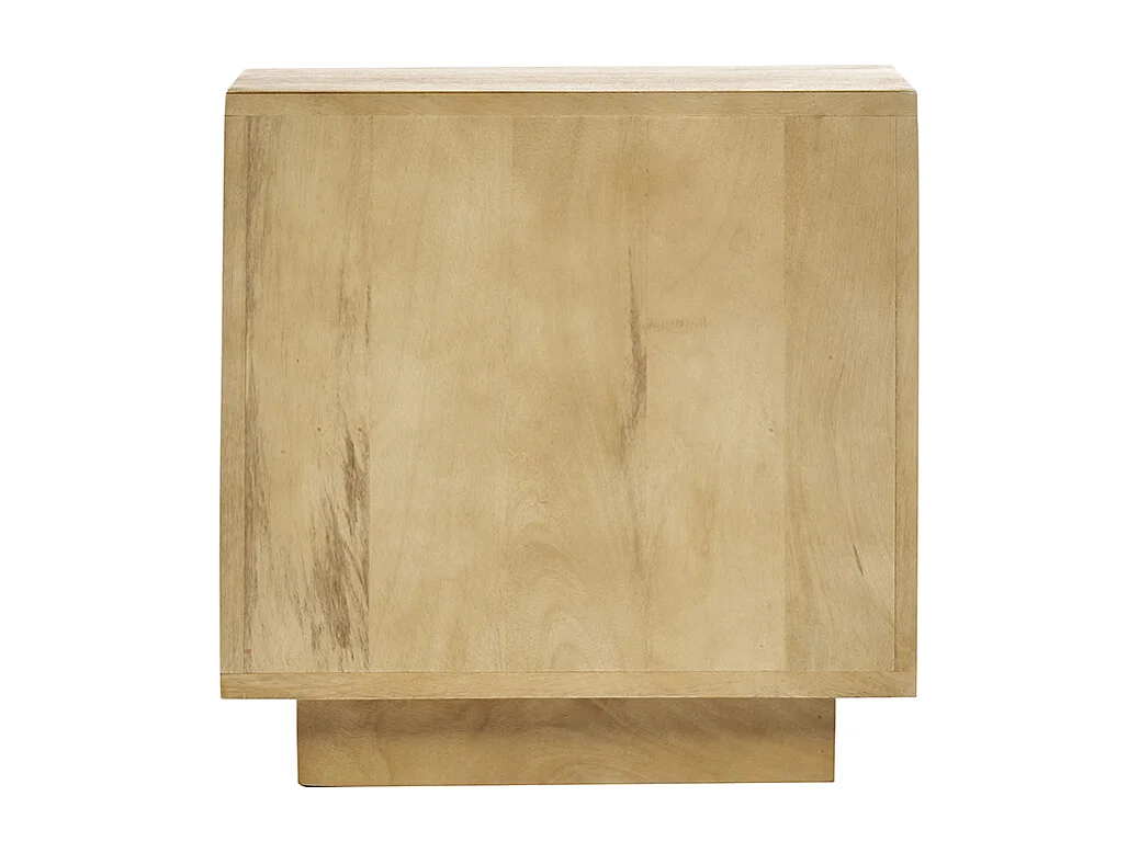 Table de chevet avec tiroir en bois manguier massif MATCHA
