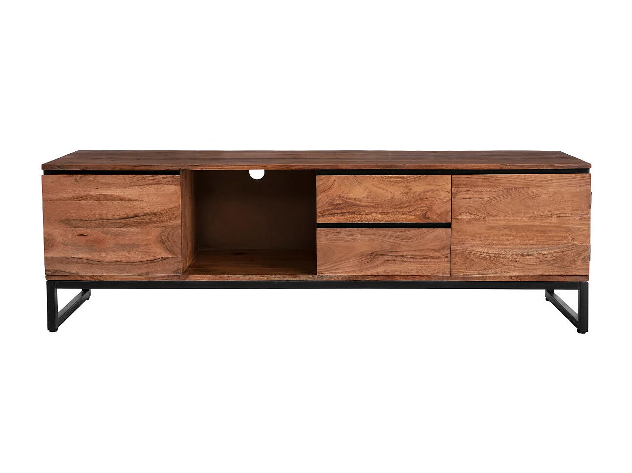 Mueble TV de acacia maciza 160 cm HOORN