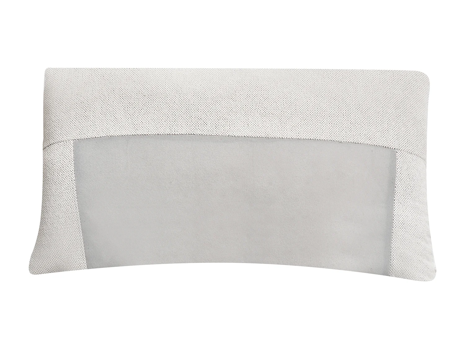 Chaise longue VIZILLE Stof Gebroken wit